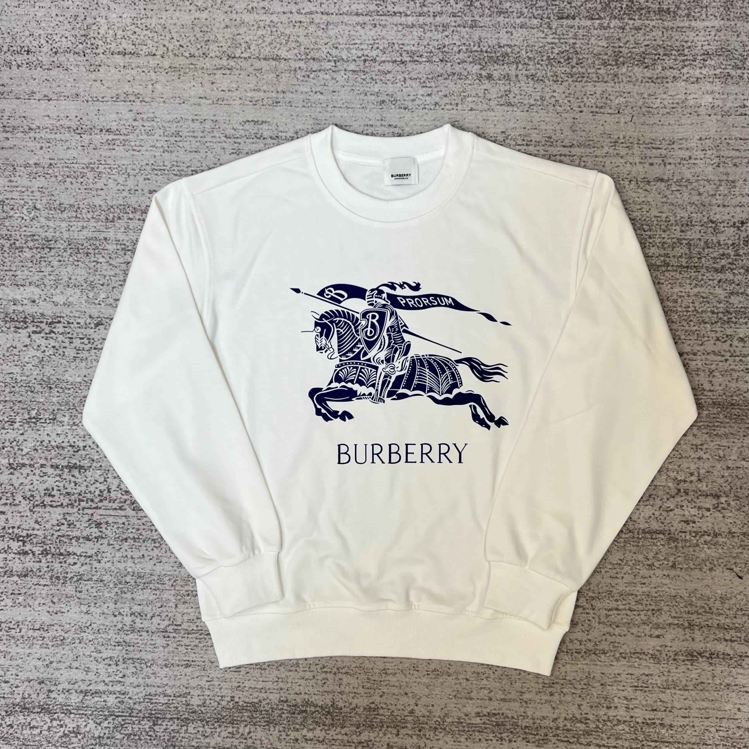 Burberry Crewneck Sweatshirt Monogram Logo — 17