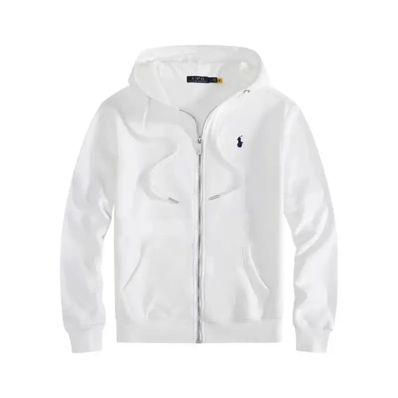Polo Ralph Lauren Classic Fit Jogger Heather Grey — 拉链白色黑标
