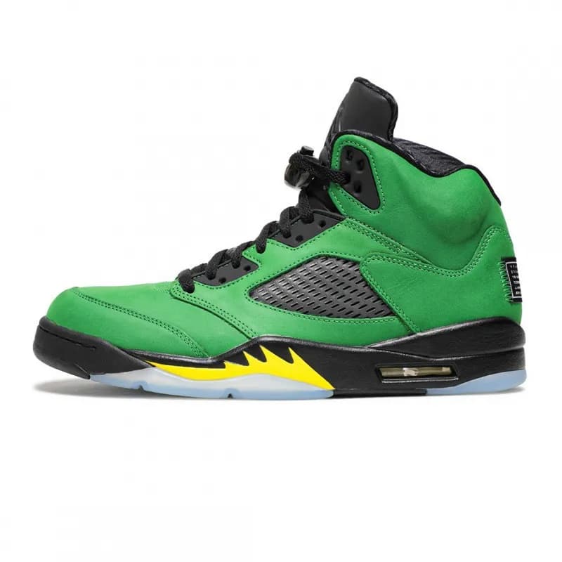 Fear of God Essentials Air Jordan 5 Essentials — No. 13 oregon flag