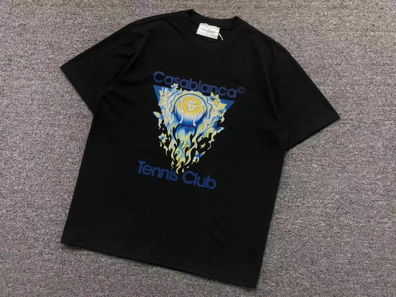 Casablanca T-Shirt Unity Is Power Graphic — New black