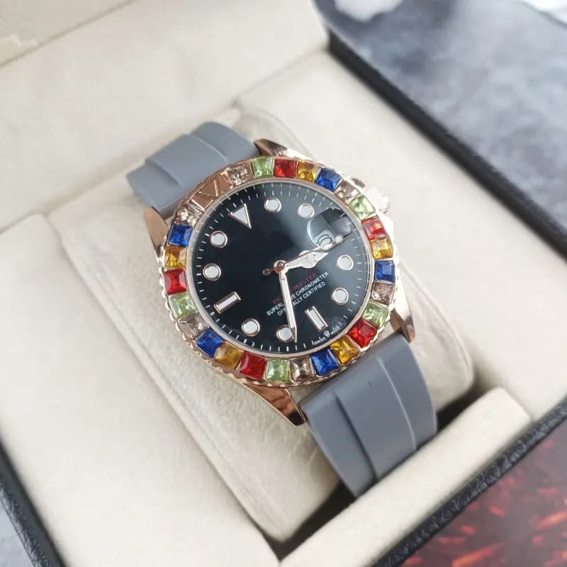 Rolex Submariner Rainbow Bezel