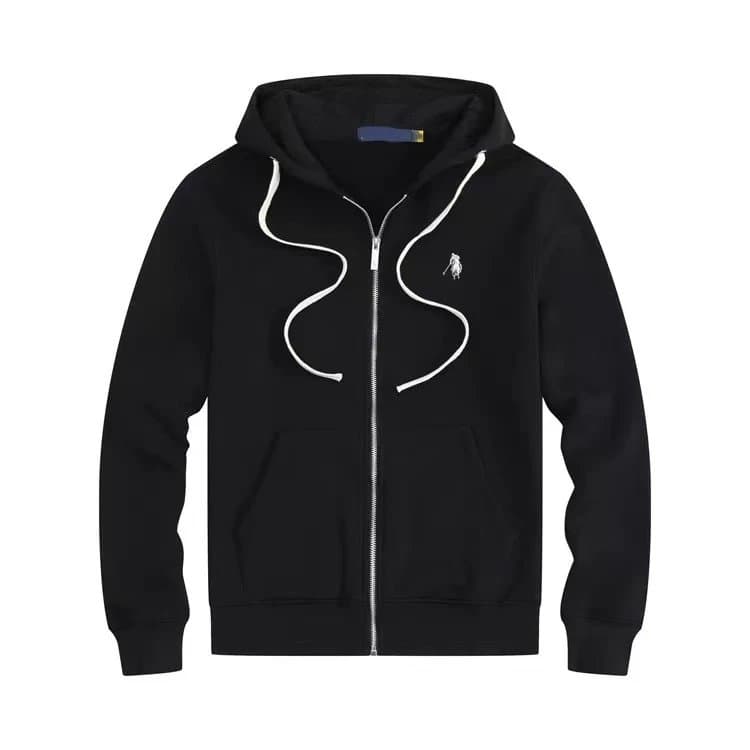 Polo Ralph Lauren Classic Fit Jogger Black — 加绒黑色白标卫衣白绳