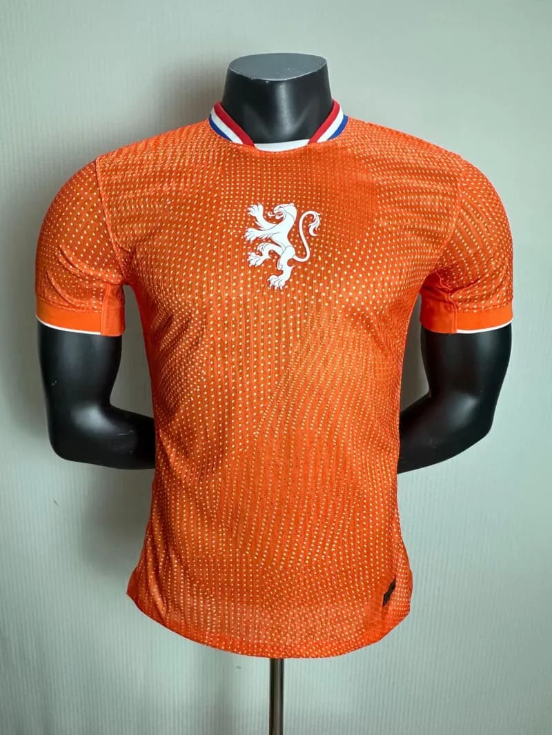 Nike Netherlands Home Jersey 2024 Orange Lion