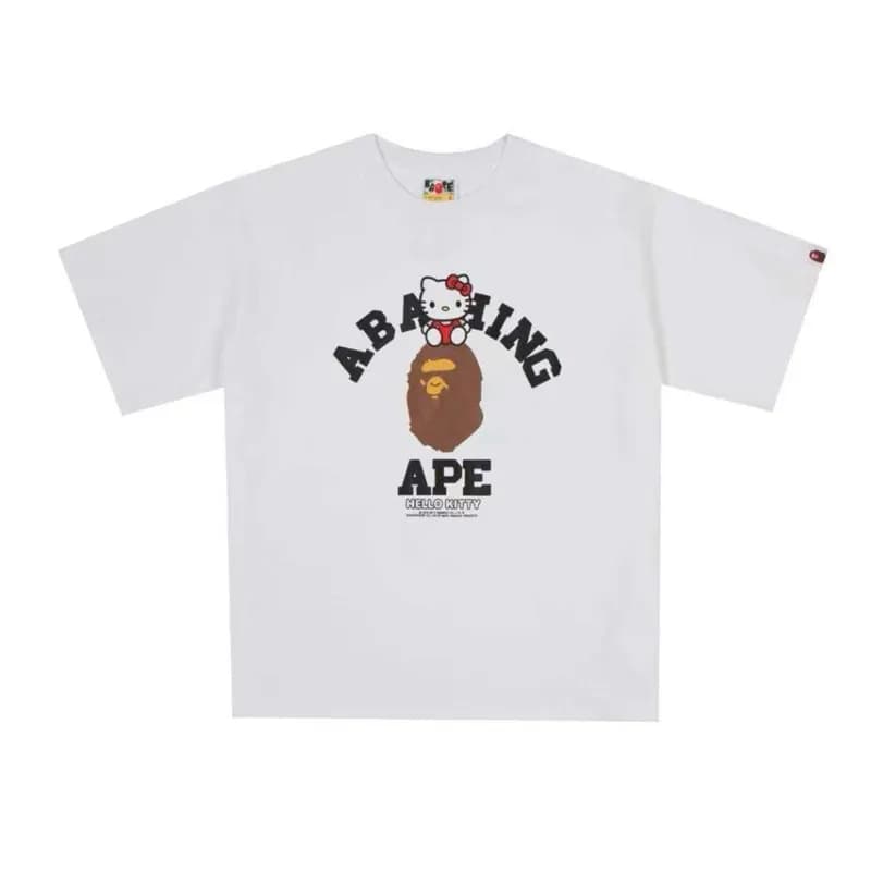 BAPE Graphic T-Shirt Hello Kitty x Baby Milo — 149 white