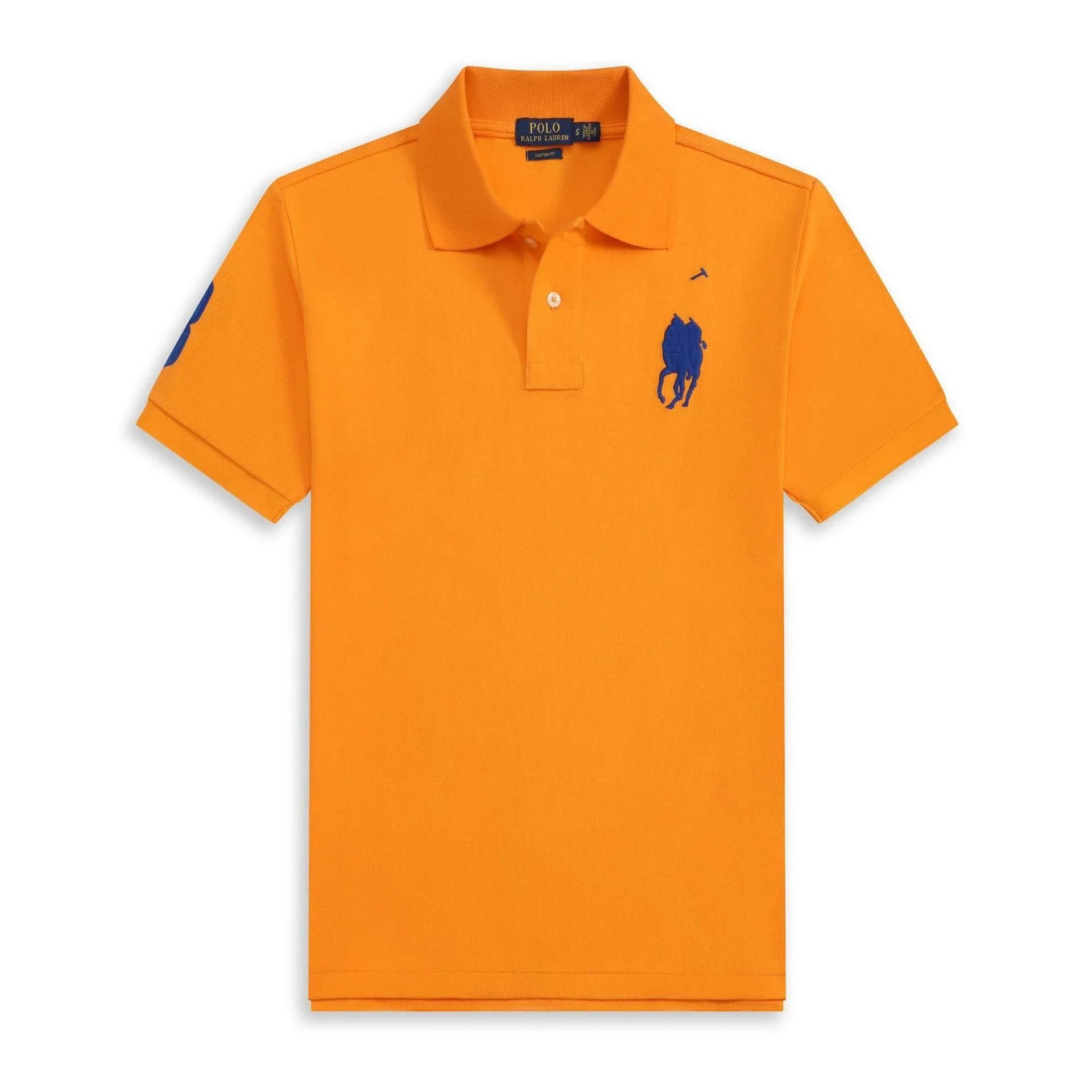 Polo Ralph Lauren Polo Shirt Big Pony — 大马橙色