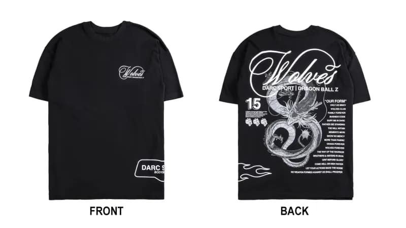 Gallery Dept. Graphic Tee Wolves Dragon Ball Z