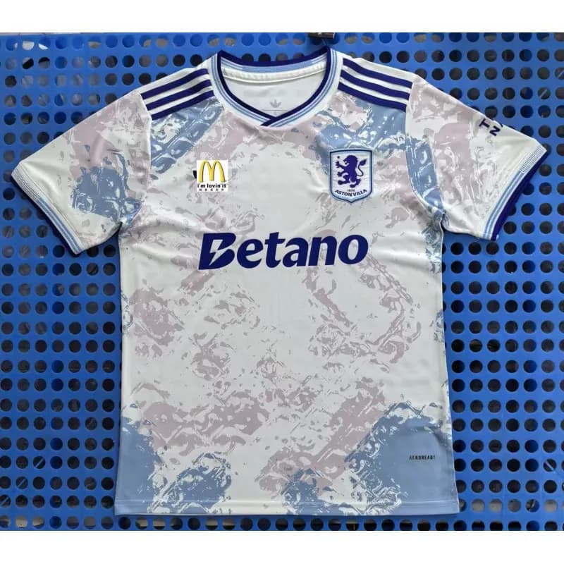 Adidas Aston Villa Away Jersey McDonald's x Betano Collab