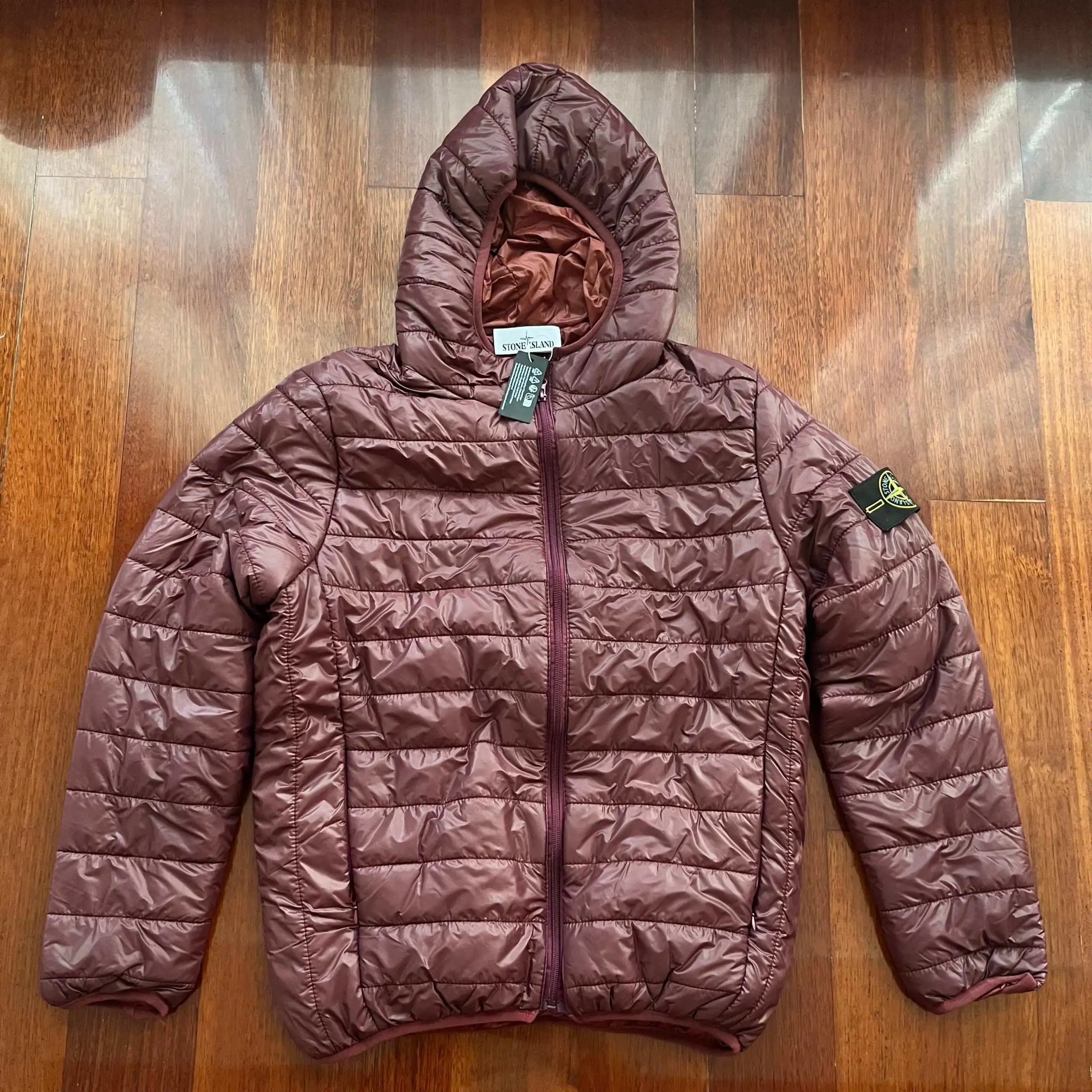 Stone Island Hooded Quilted Jacket Navy — 4