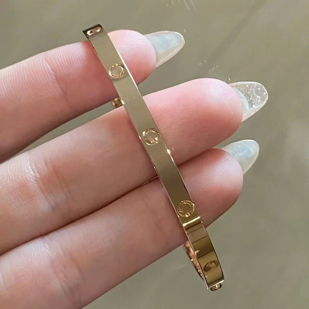 Cartier Juste Un Clou Bracelet Medium — 窄版玫瑰金无钻