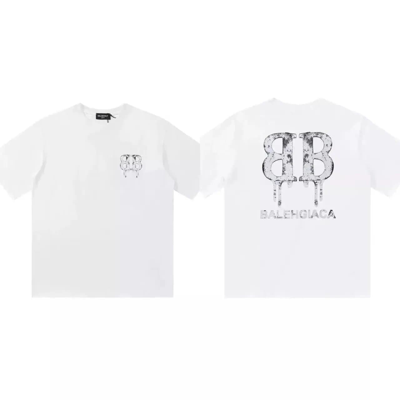 Balenciaga Pixel Logo T-Shirt Pixelated BB — 012