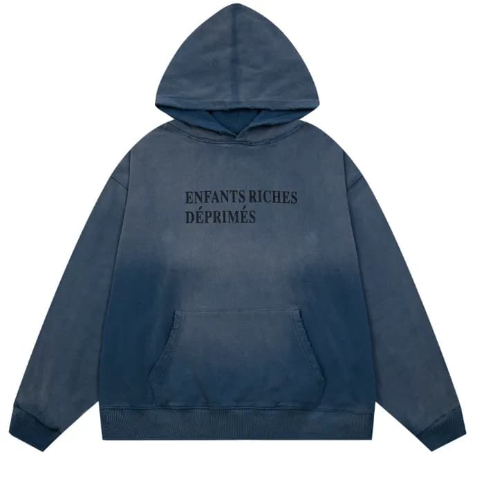 Balenciaga Hooded Sweatshirt Enfants Riches Déprimés Print