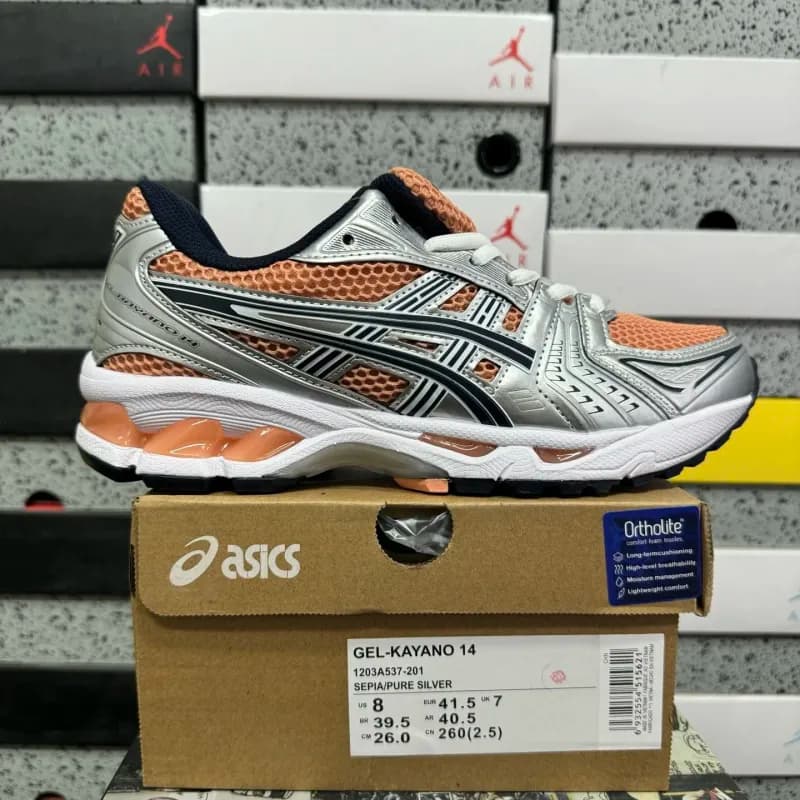 Asics GEL-KAYANO 14 Grey/Silver — 1203A537-201