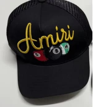 Amiri Trucker Cap Embroidered Logo — 31