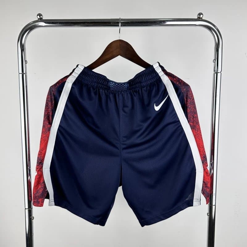 Nike Training Shorts Navy/Red Print