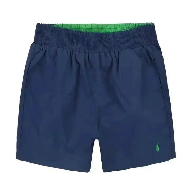 Polo Ralph Lauren Polo Swim Trunks Olive with Orange Lining — 4