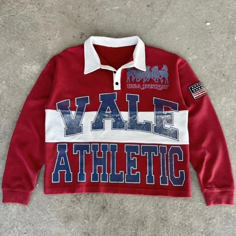 BAPE Polo Shirt N.Y.C. Pennant Stripe — 21