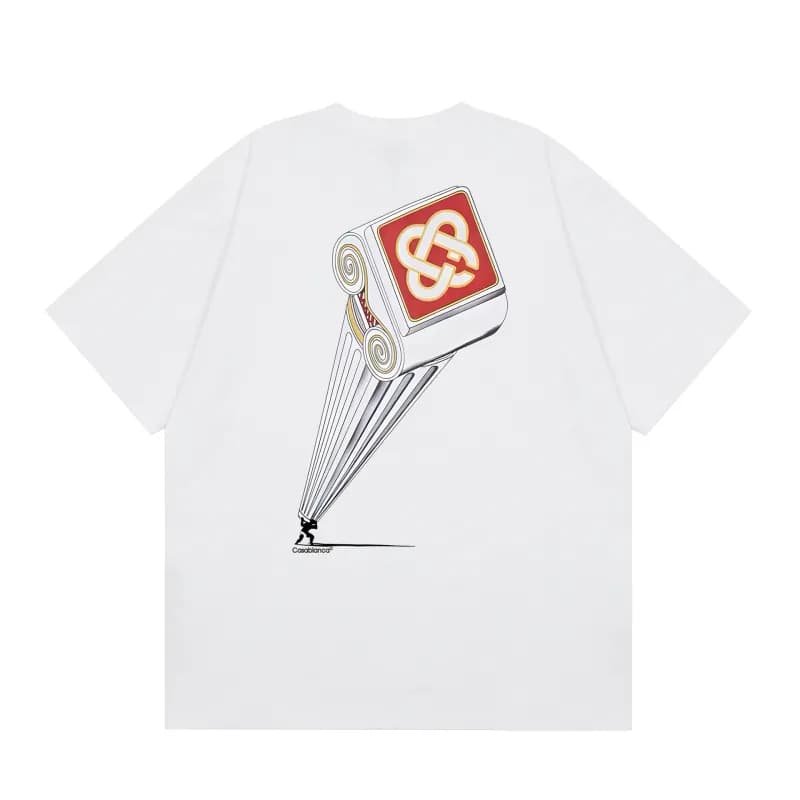Casablanca Graphic T-Shirt Column Print