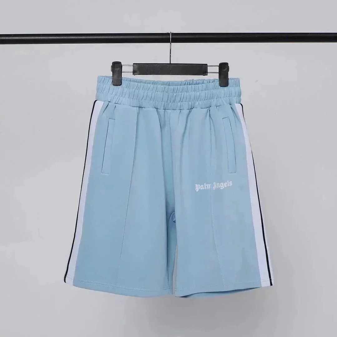 Palm Angels Logo Shorts Gothic Print — 06*High version