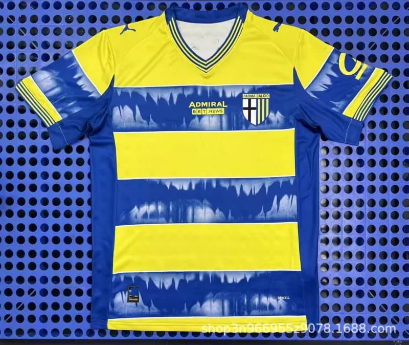 Puma Parma Calcio Home Jersey Admiral BET News Edition