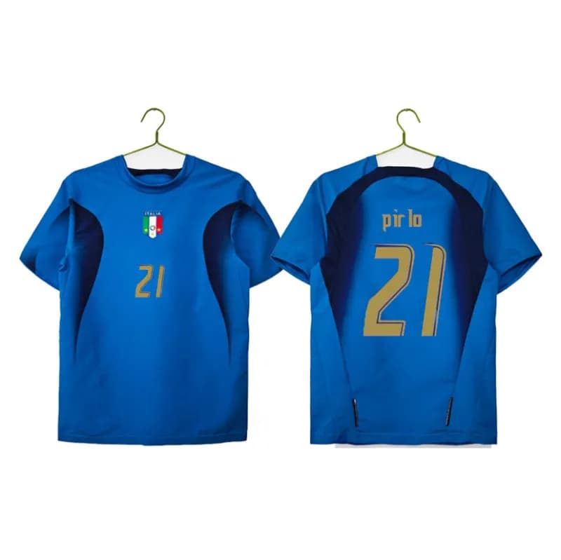Nike Italy National Team Tee Home Kit — 2006 italy home no. 21
