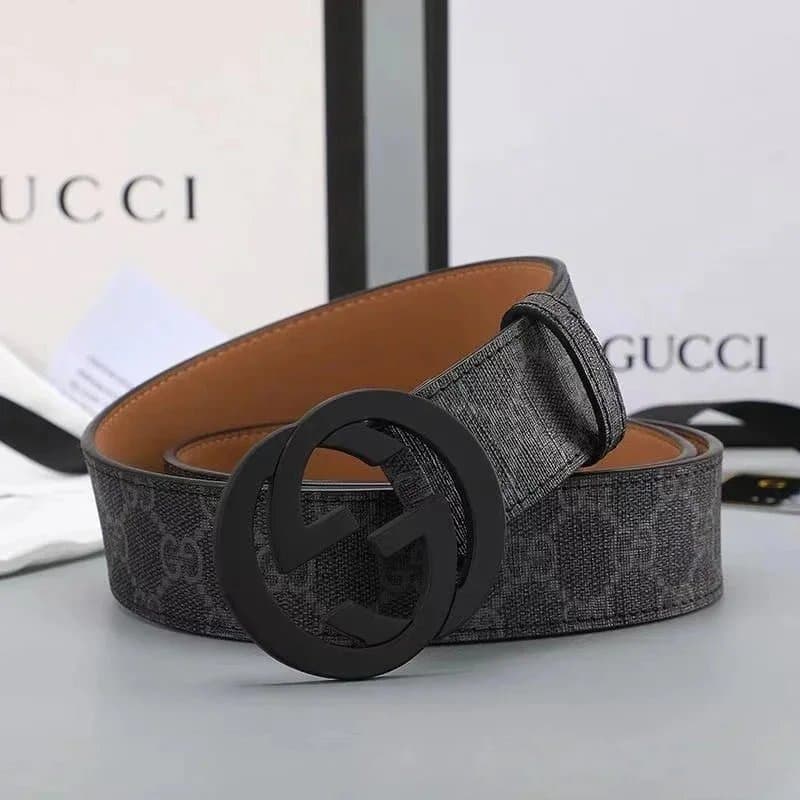 Gucci GG Marmont Belt Interlocking G Buckle — 14-无盒