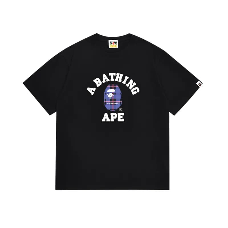 BAPE Graphic Tee A Bathing Ape Logo — 196 black