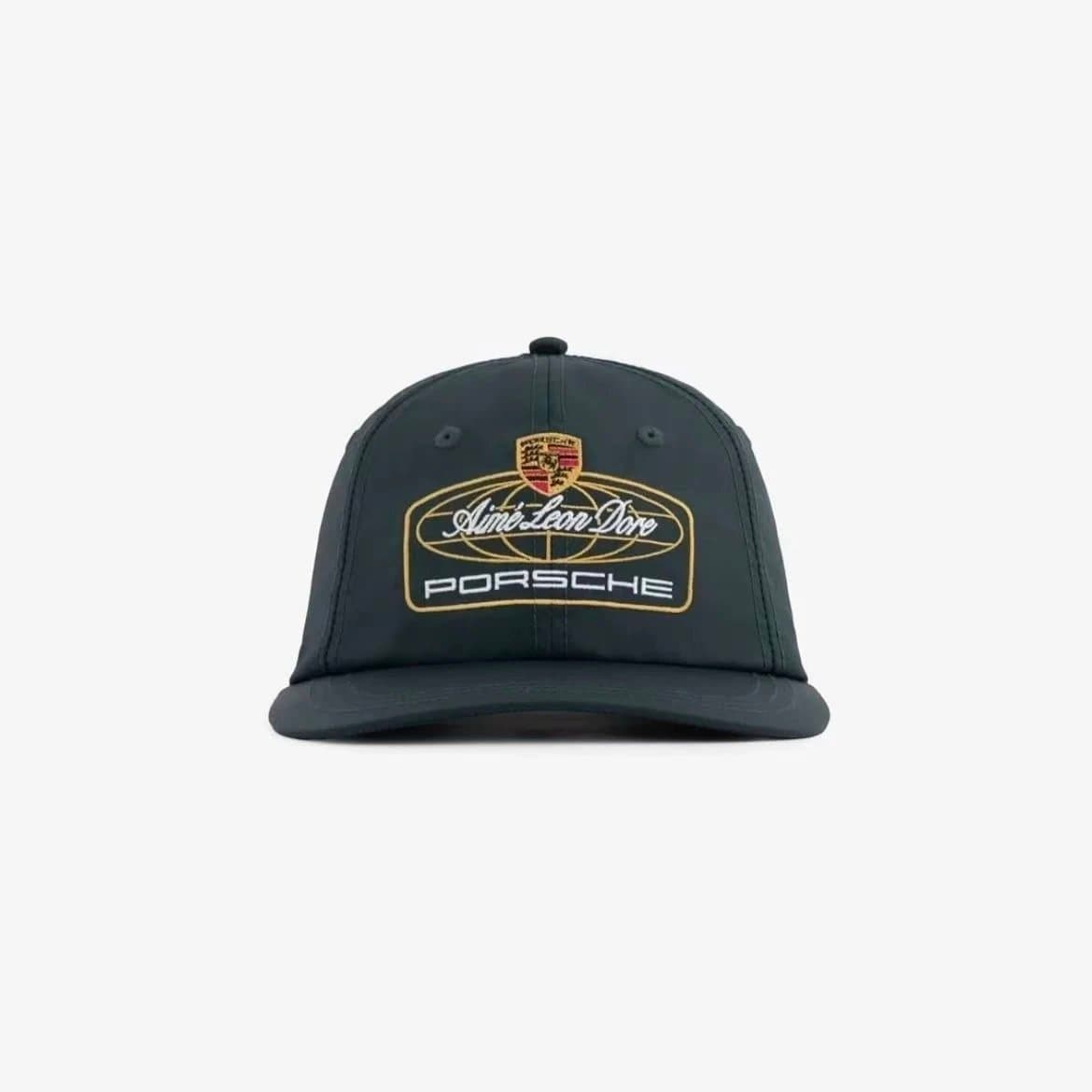 Aimé Leon Dore Snapback Cap Torque Crew Logo — 尼龙绿