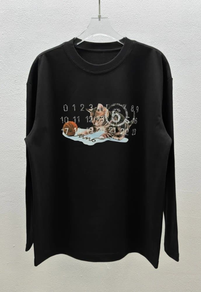 Off-White Long Sleeve Tee Industrial Tag Print — 23