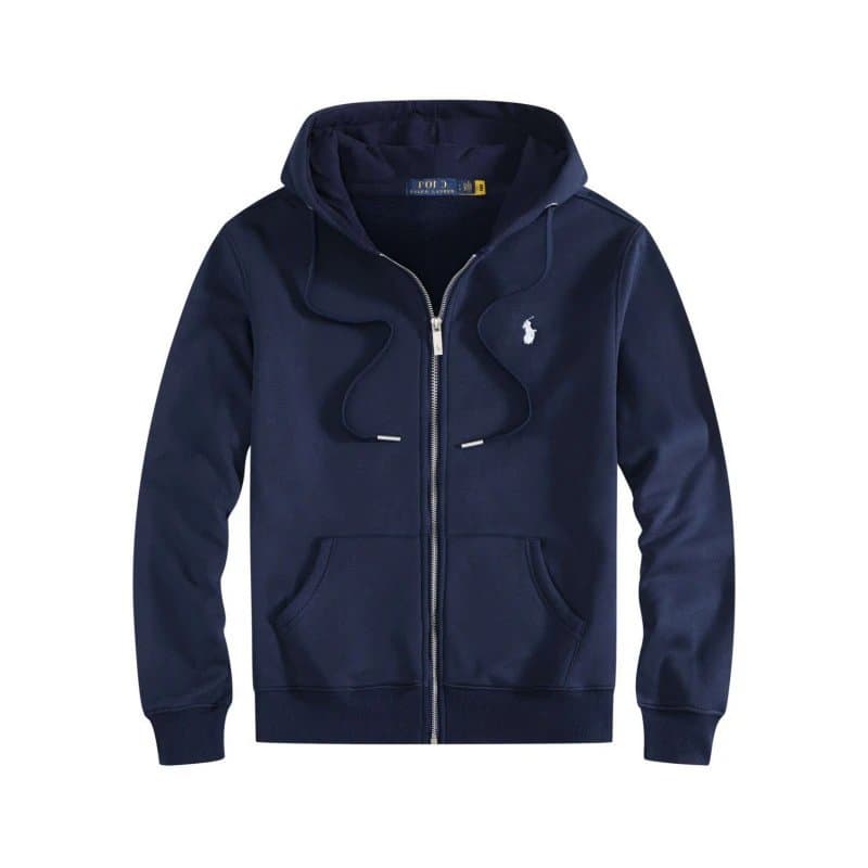 Polo Ralph Lauren Track Pants Classic Fit — 铁拉链藏青白标