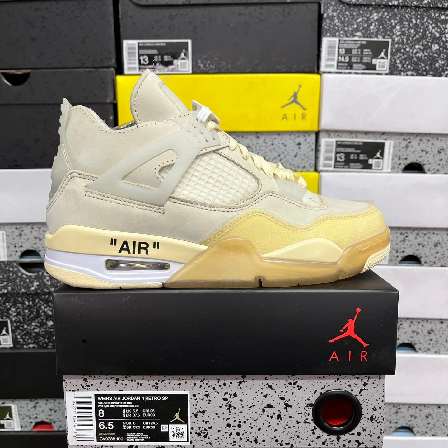 Air Jordan 4 Olive — 新G/X版1.0 · CV9388-100白帆