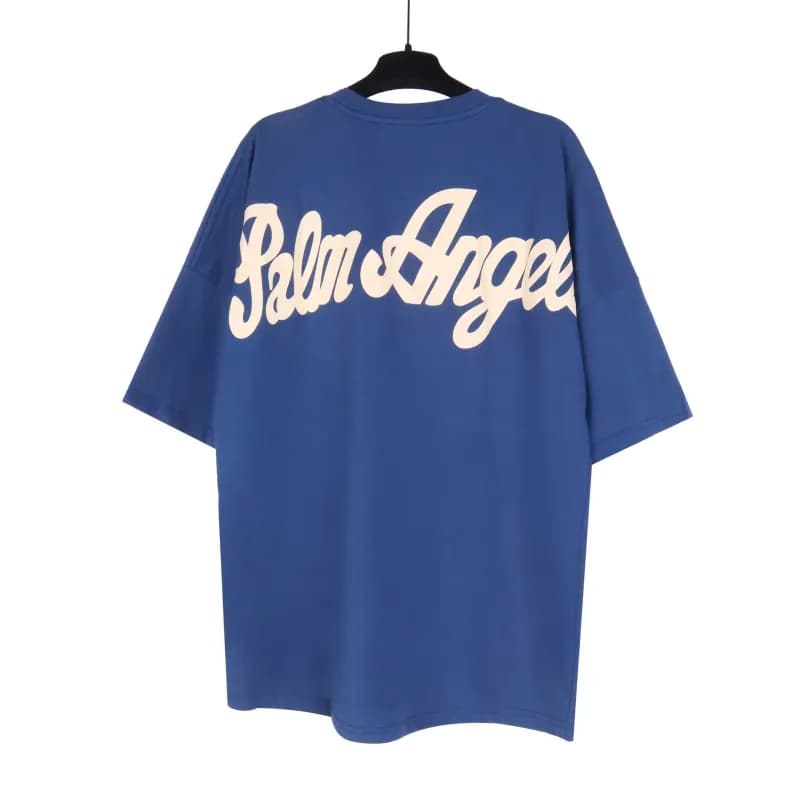 Palm Angels Tee Palm Tree Logo — 2212深蓝