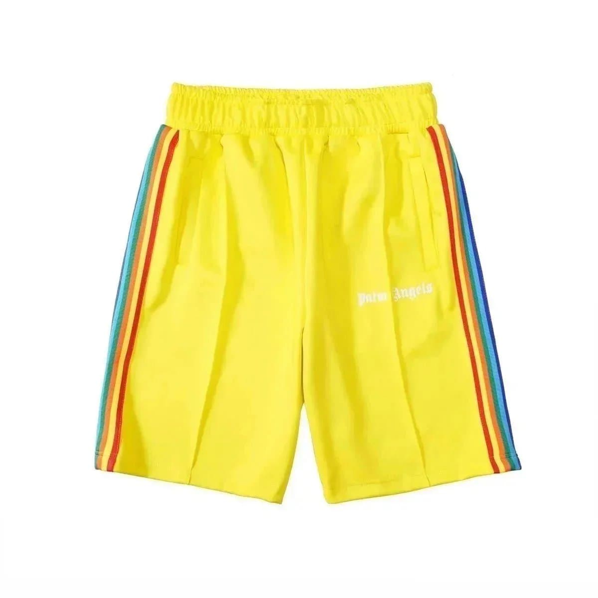 Palm Angels Logo Shorts Gothic Print — 24*High version
