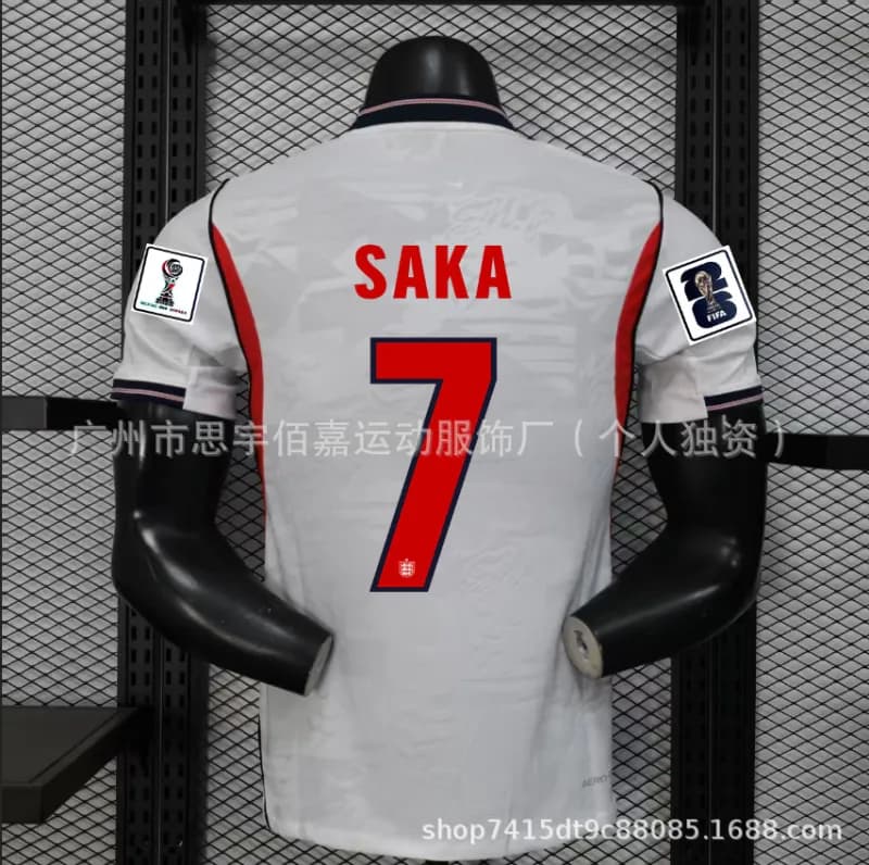Nike England Home Jersey 2024 World Cup — 2627英格兰主场7号-臂章