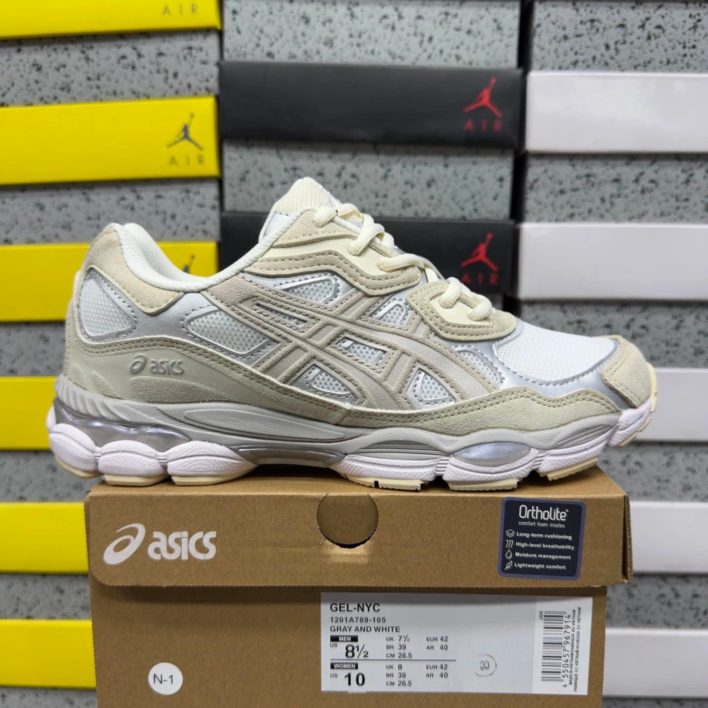 Asics GEL-NYC Beige Grey — 1201A789-105