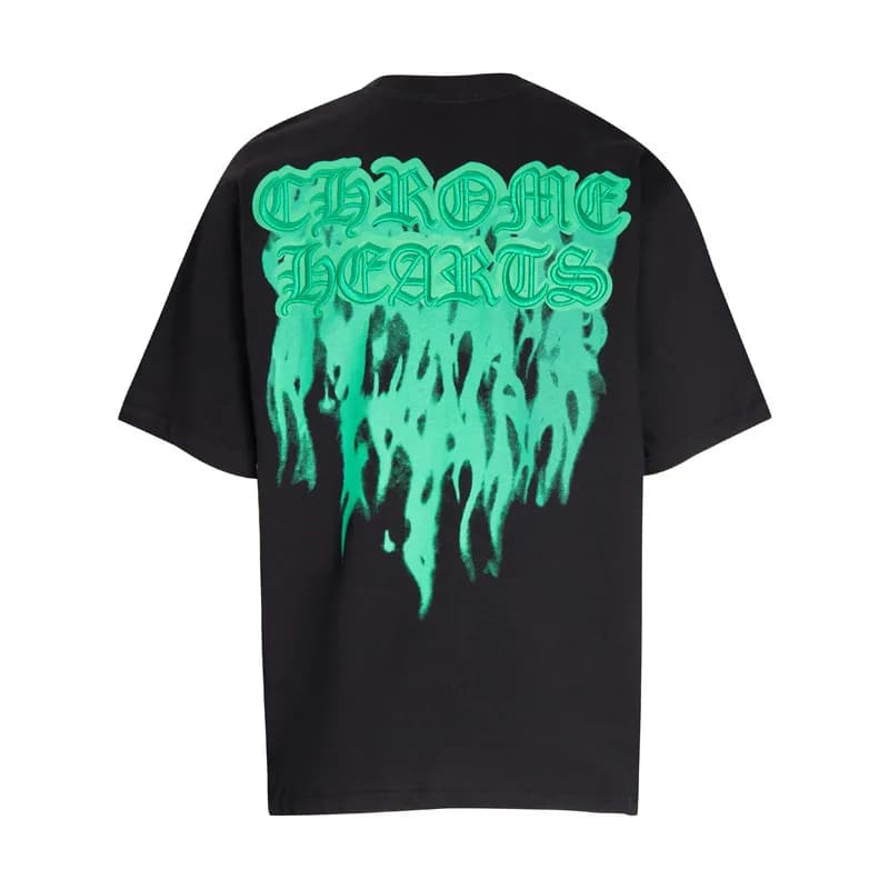 Chrome Hearts T-Shirt Cross Motif Back Print — 6047黑