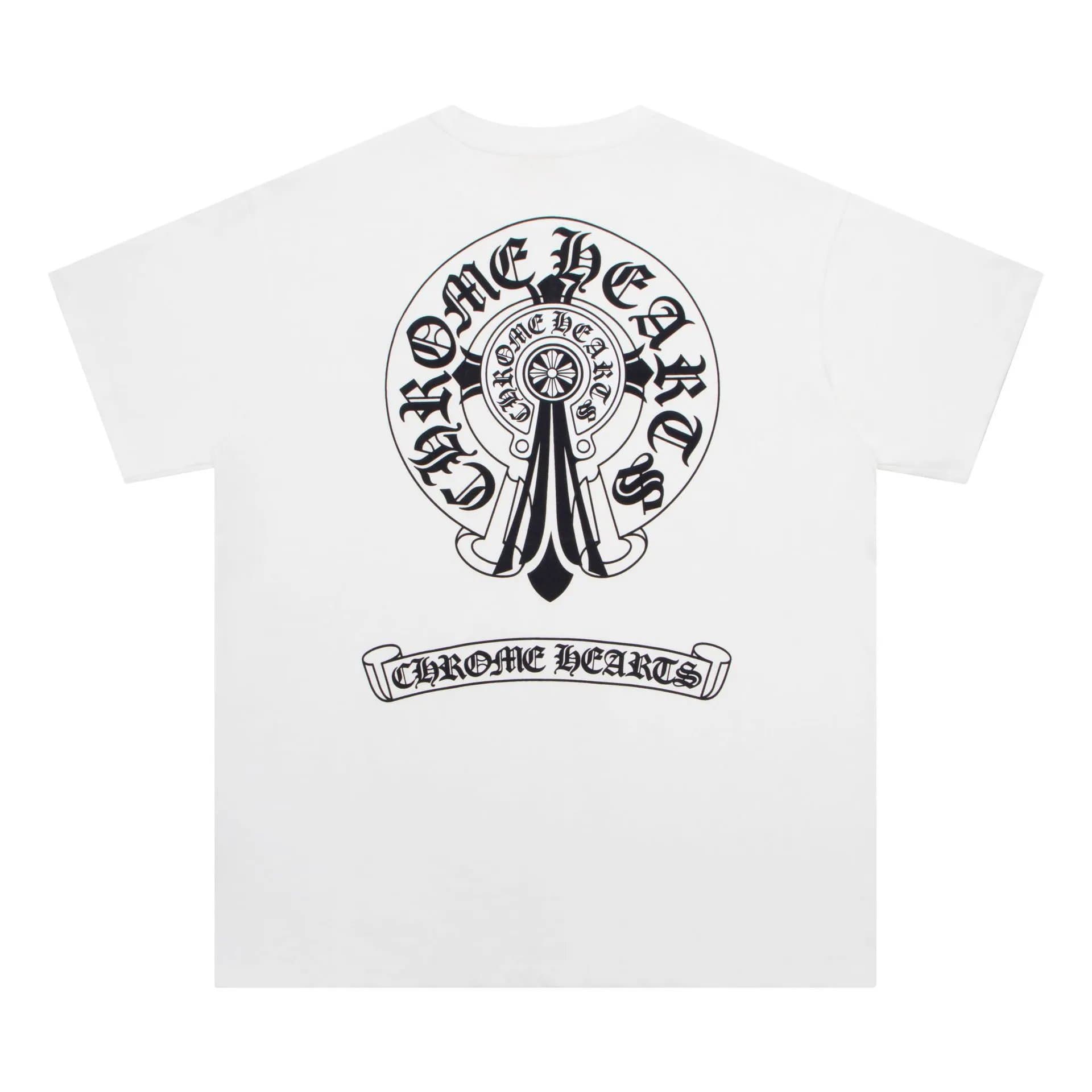Chrome Hearts Graphic Tee Cross Logo — 6006白