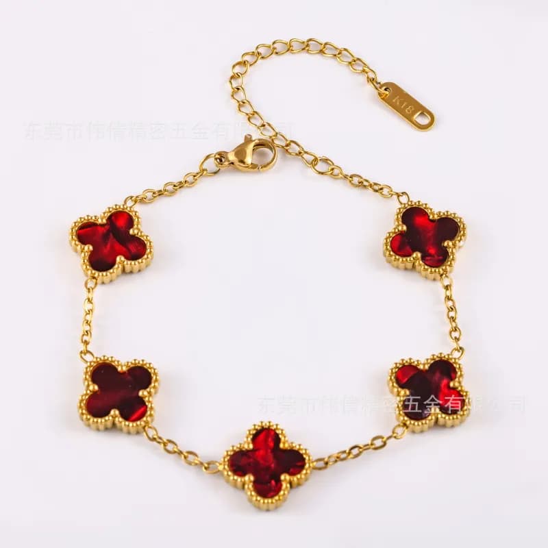 Van Cleef & Arpels Alhambra Bracelet Five Motifs