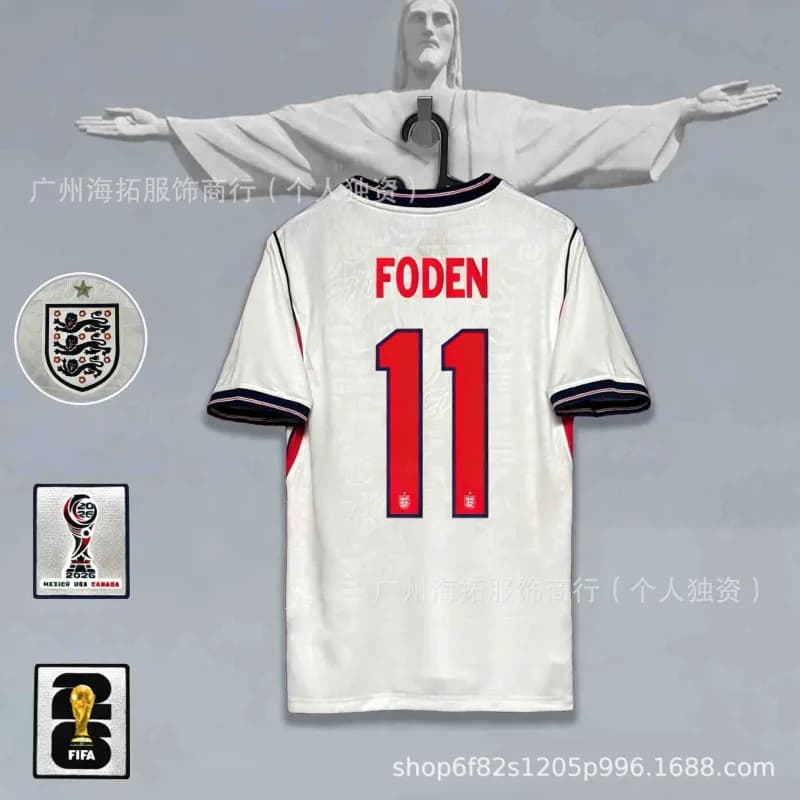 England Home Jersey Bellingham #10 — 英格兰主场-福登#11号