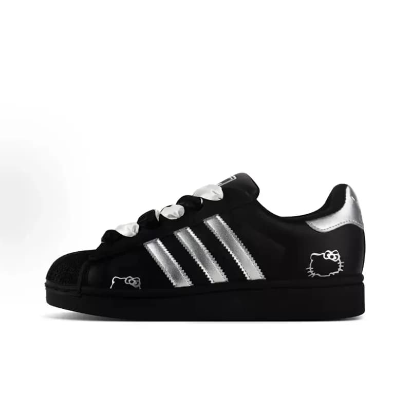 Adidas Superstar Leopard Print — 月光银凯蒂猫