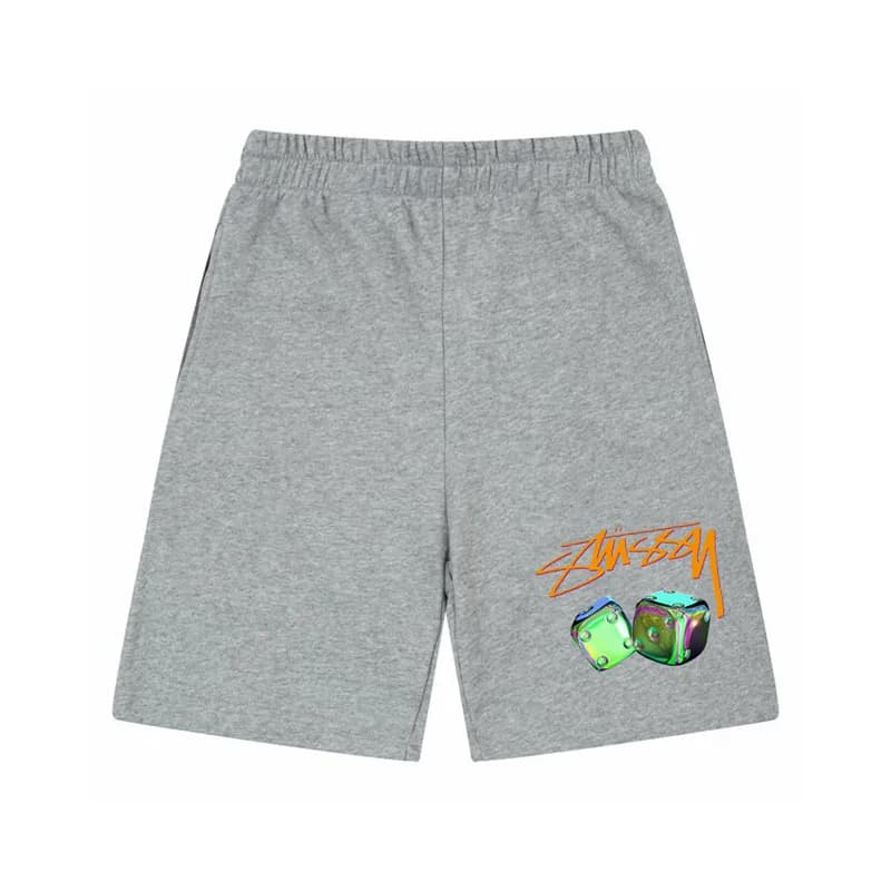 Stüssy Dice Logo Shorts Black — 1029#灰色