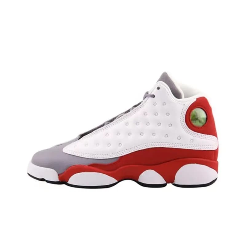 Air Jordan 13 University Blue — 白灰红