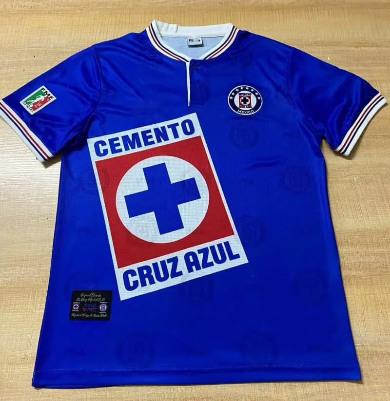 Adidas Real Madrid Training Jersey Siemens Mobile Sponsor — 1998-99蓝十字主场