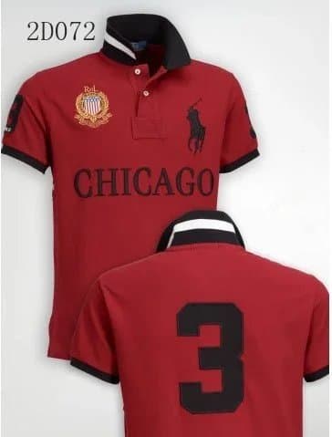 Polo Ralph Lauren Polo Shirt Chicago — 芝加哥红色