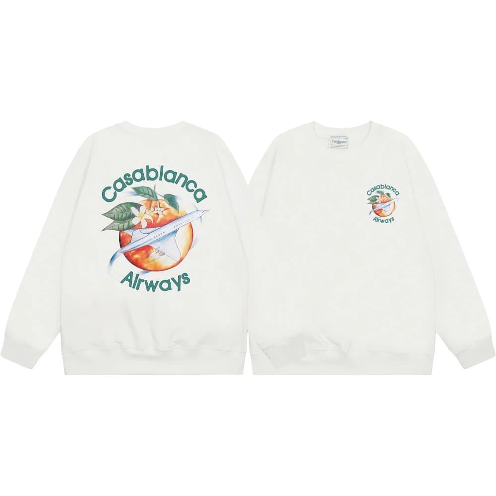 Balenciaga Cotton Sweatshirt Column Print — CB-09