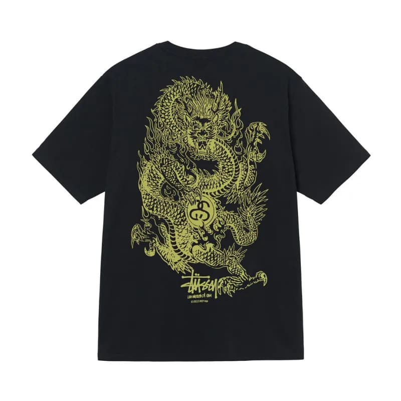 Stüssy Graphic Tee USA Map Print — 黑色【龙】