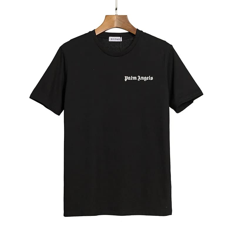 Palm Angels Graphic Tee Bear Flag Print — 2029 black