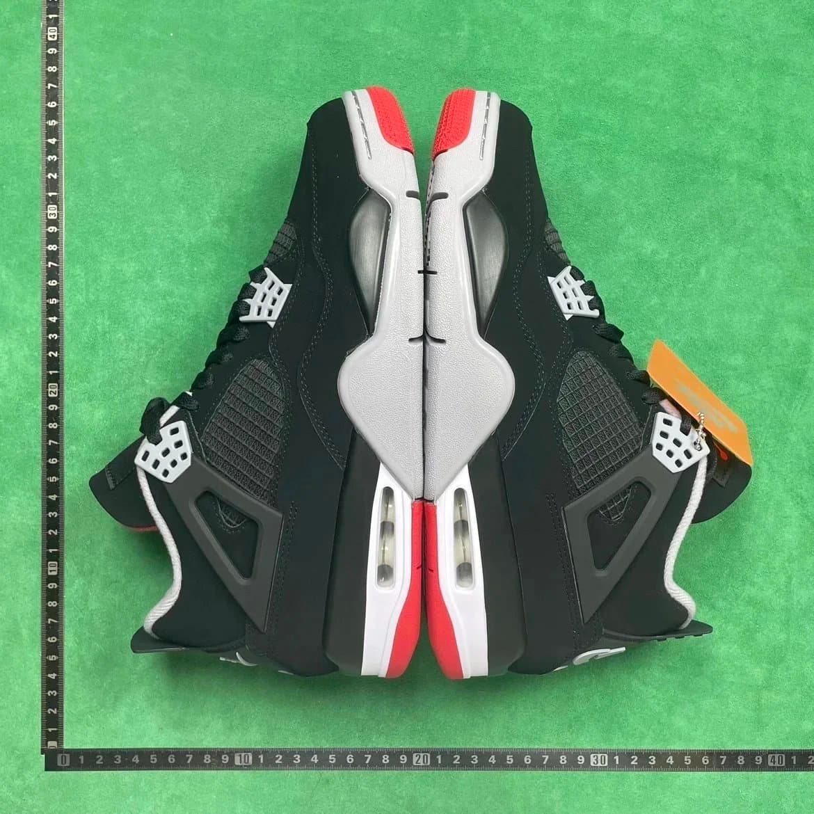 Air Jordan 4 Olive — 10号黑红灰308497 060