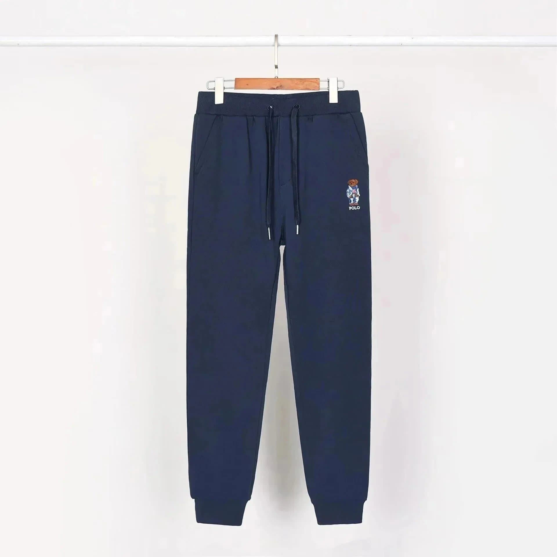 Polo Ralph Lauren Full-Zip Hoodie Light Blue — 裤子小熊宝蓝