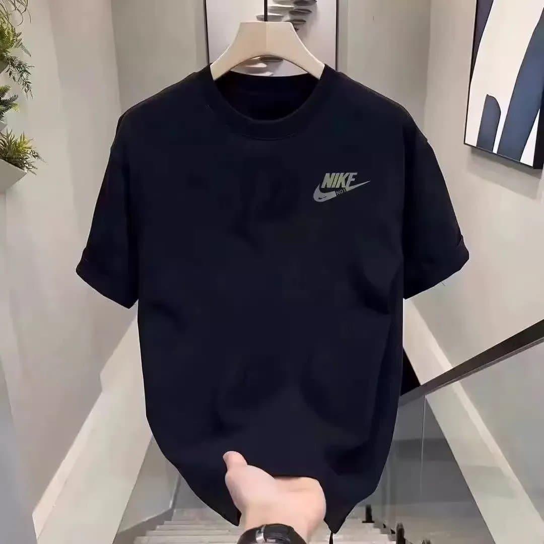 Nike Swoosh Tee Minimal Logo — 702黑色230g纯棉