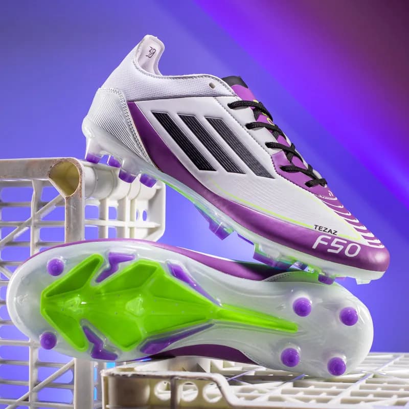 Adidas Predator HZ Teerae — 2506覆古白紫长钉 系带 【买一送五】